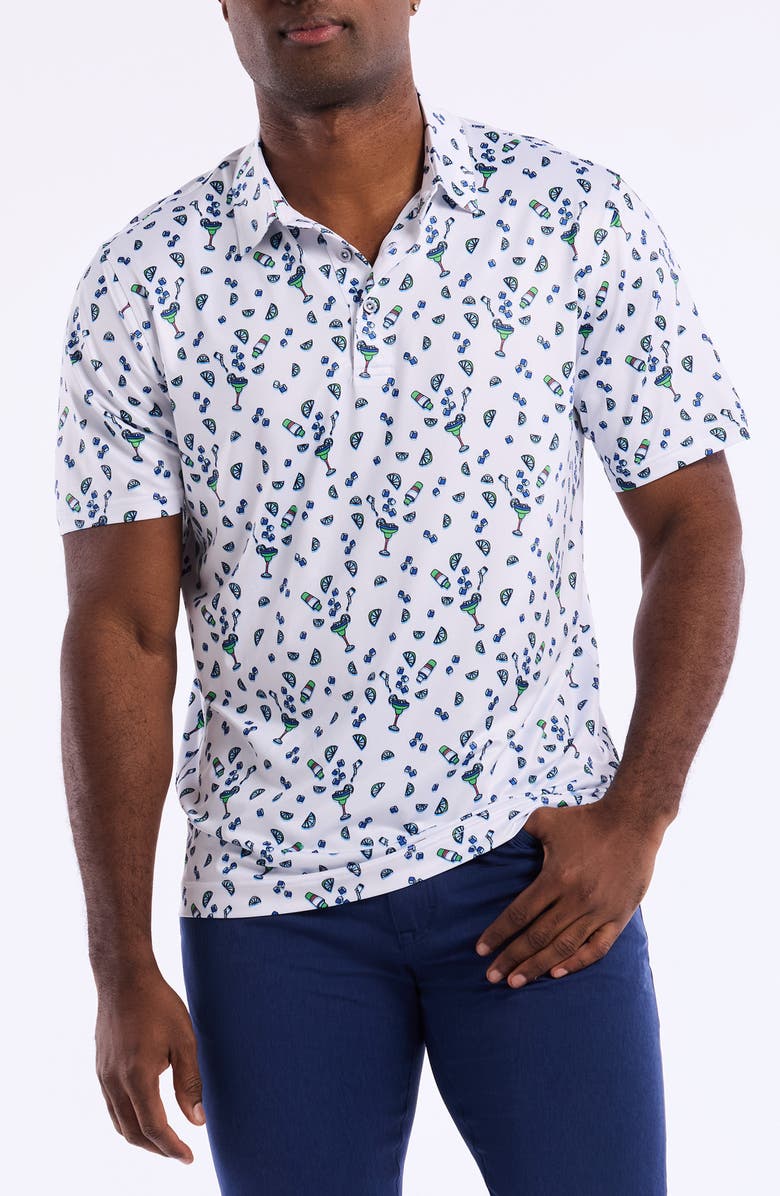 Robert Graham Drink Up Knit Polo, Main, color,