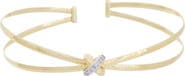 MESHMERISE Diamond Mesh Cuff Bangle