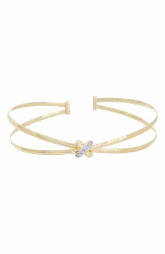 Diamond Mesh Cuff Bangle
