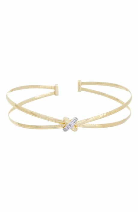 Diamond Mesh Cuff Bangle