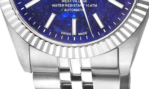 Gevril West Village Automatic Bracelet Watch, 40mm In Silver