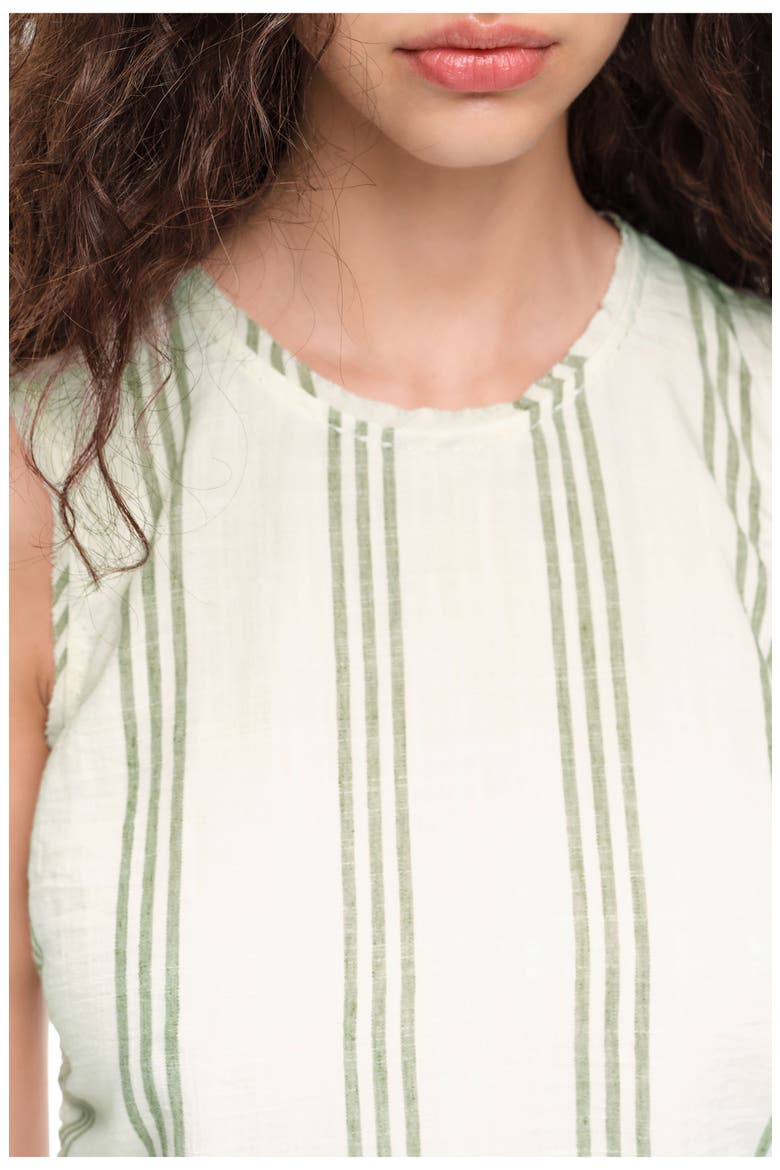 Sleeveless Fitted Midi Dress, Alternate, color, GREEN