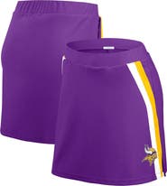 WEAR by Erin Andrews Women's WEAR by Erin Andrews Purple Minnesota Vikings Stripe Skort