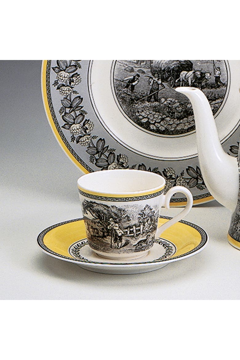 Audun Ferme Teacup, Alternate, color, White