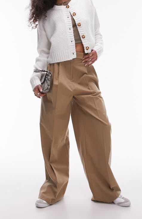 Ladies fashion high waist chinos