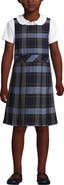 Lands' End Girls Uniform Plaid Jumper