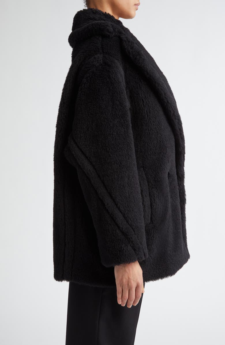 Max Mara Olga Short Virgin Wool & Cashmere Coat, Alternate, color, 