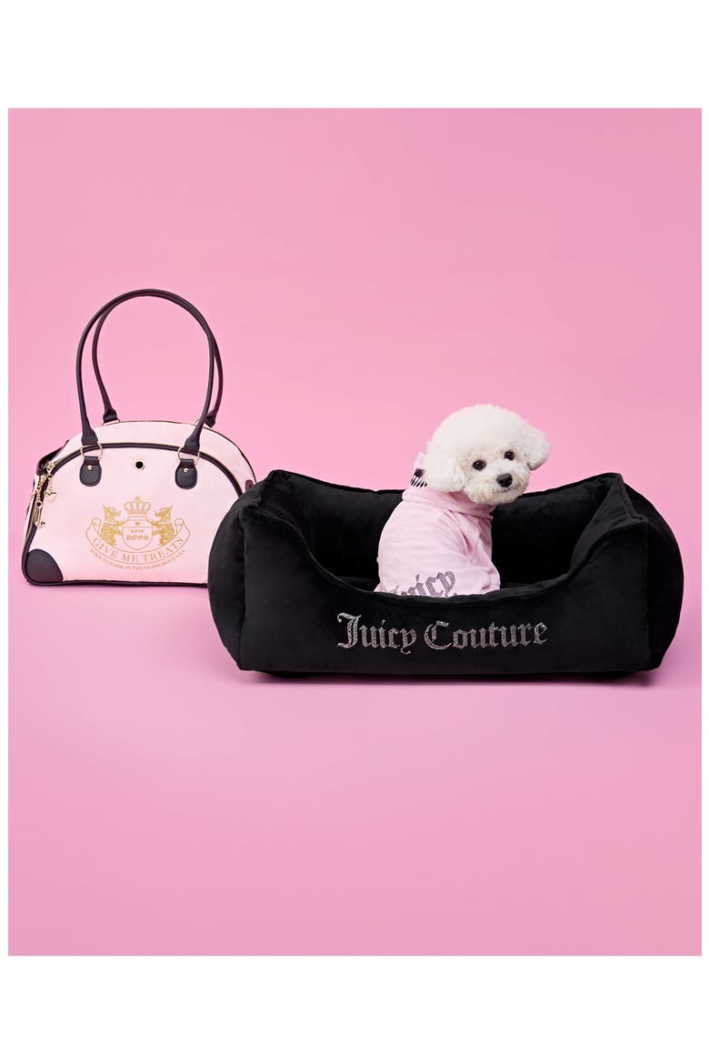 Velour Dog Tracksuit, Alternate, color, PINK