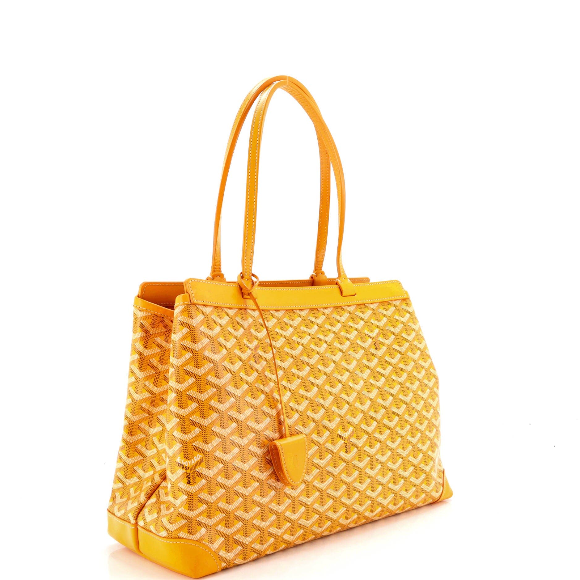 Bellechasse Bag Coated Canvas PM, Alternate, color, Yellow