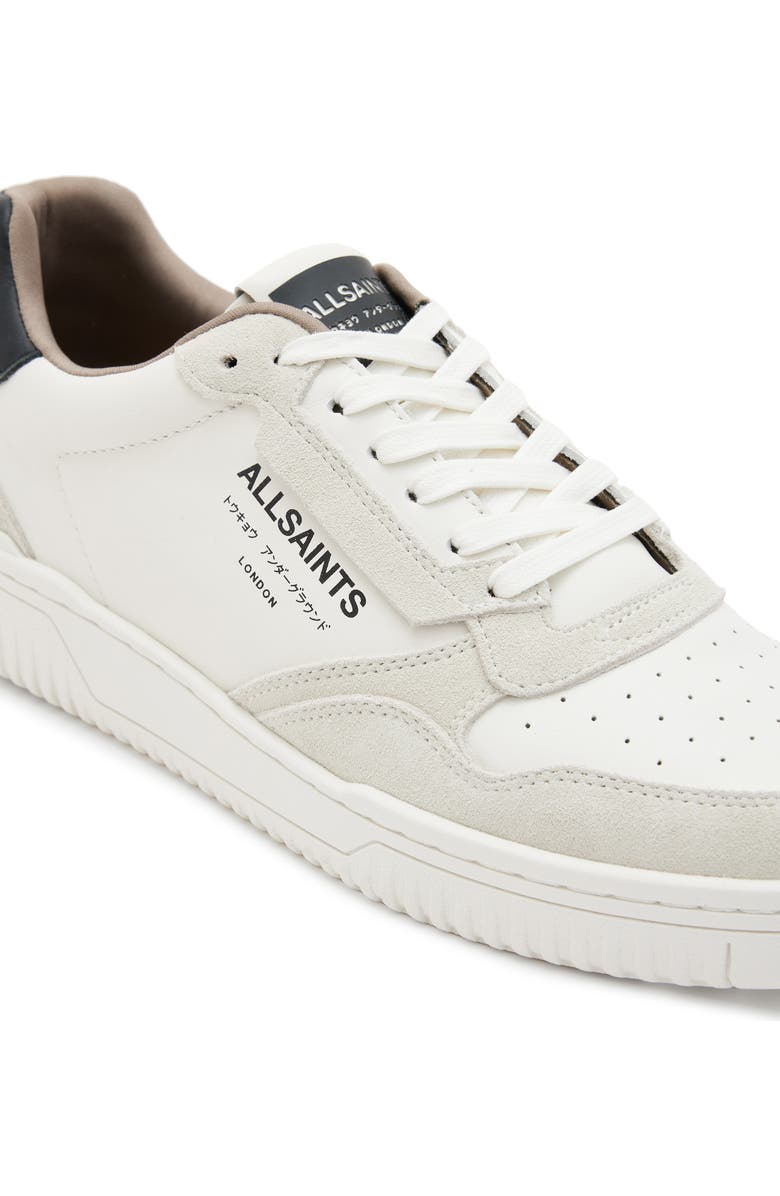 AllSaints Regan Low Top Sneaker, Alternate, color, Chalk White/Black