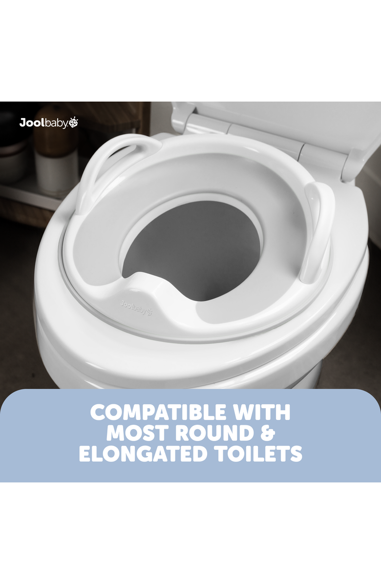 Jool Baby Potty Training Seat with Handles Toilet Training Seat, Alternate, color, Gray