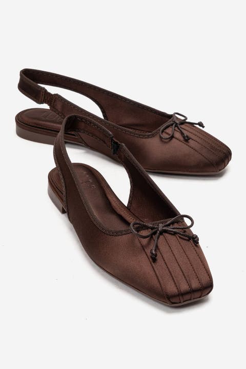 Zelvia Bow Slingback Ballet Flat