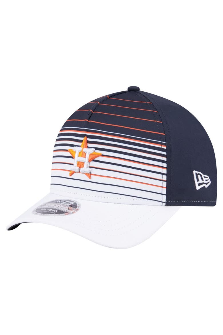 Men's New Era  Navy Houston Astros Gradient 9FORTY M-Crown Adjustable Hat, Main, color, Navy