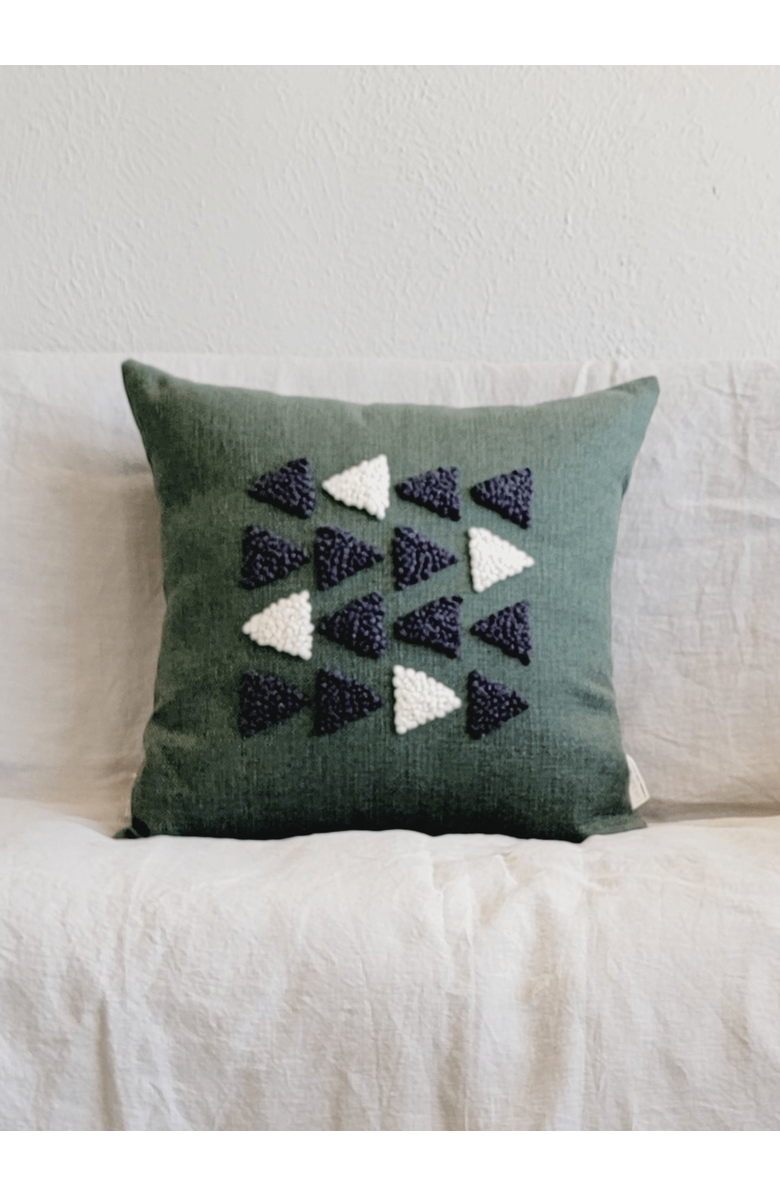 kanju Interiors Afriscandi Harvest Green Throw Pillow, Main, color, Harvest Green