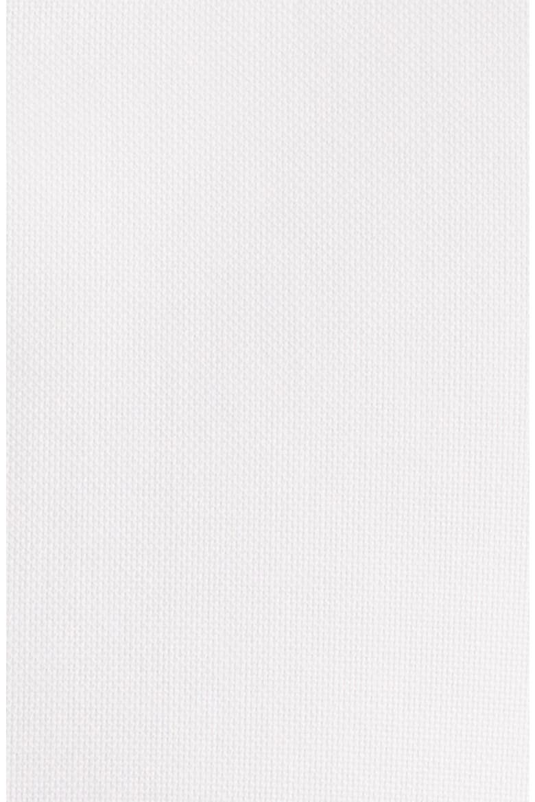 Trim Fit Solid White Textured Cotton Dress Shirt, Alternate, color, WHITE