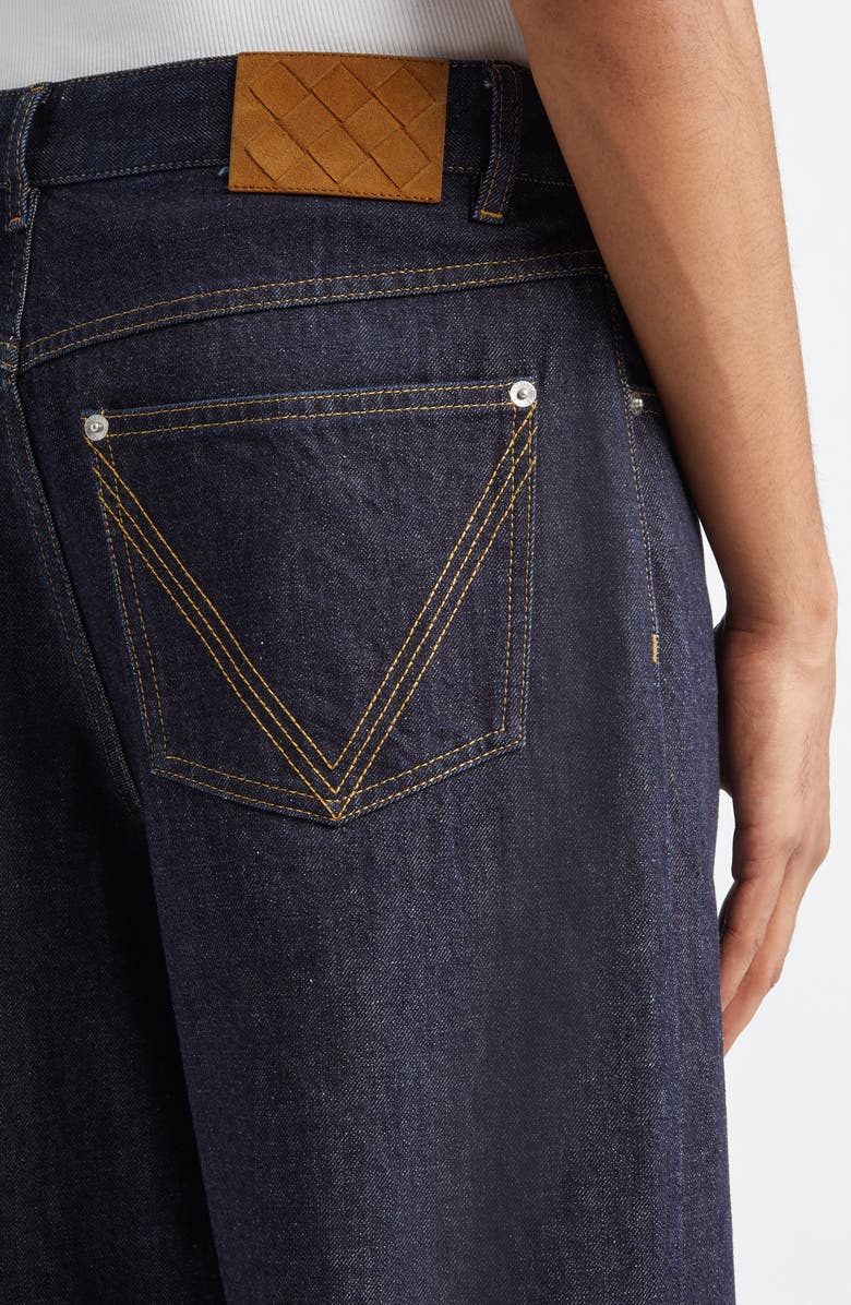 Bottega Veneta Wide Leg Jeans, Alternate, color, 4245 Indigo