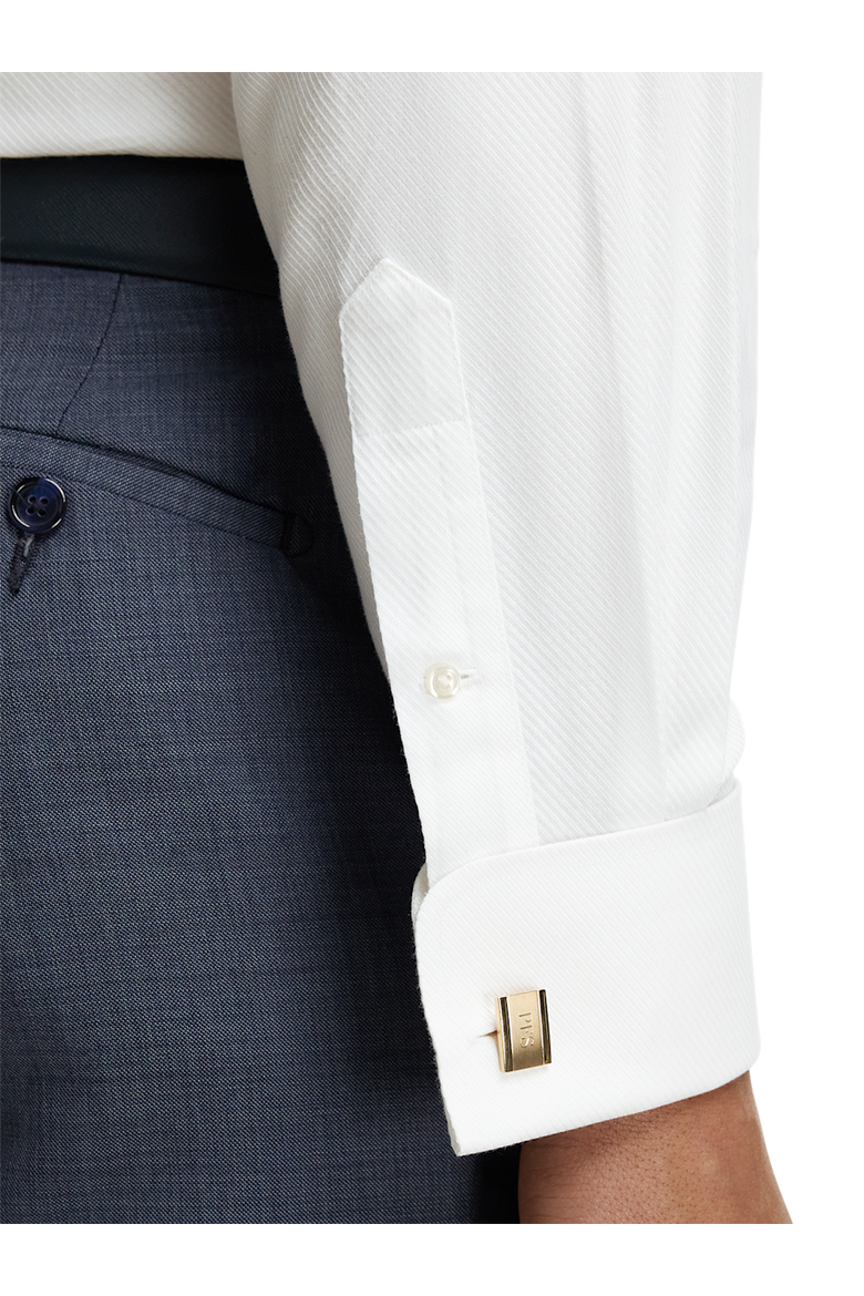 french cuff dress shirts nordstrom Non-Iron Cotton Pinpoint Solid Spread Collar French Cuff Dress Shirt - White