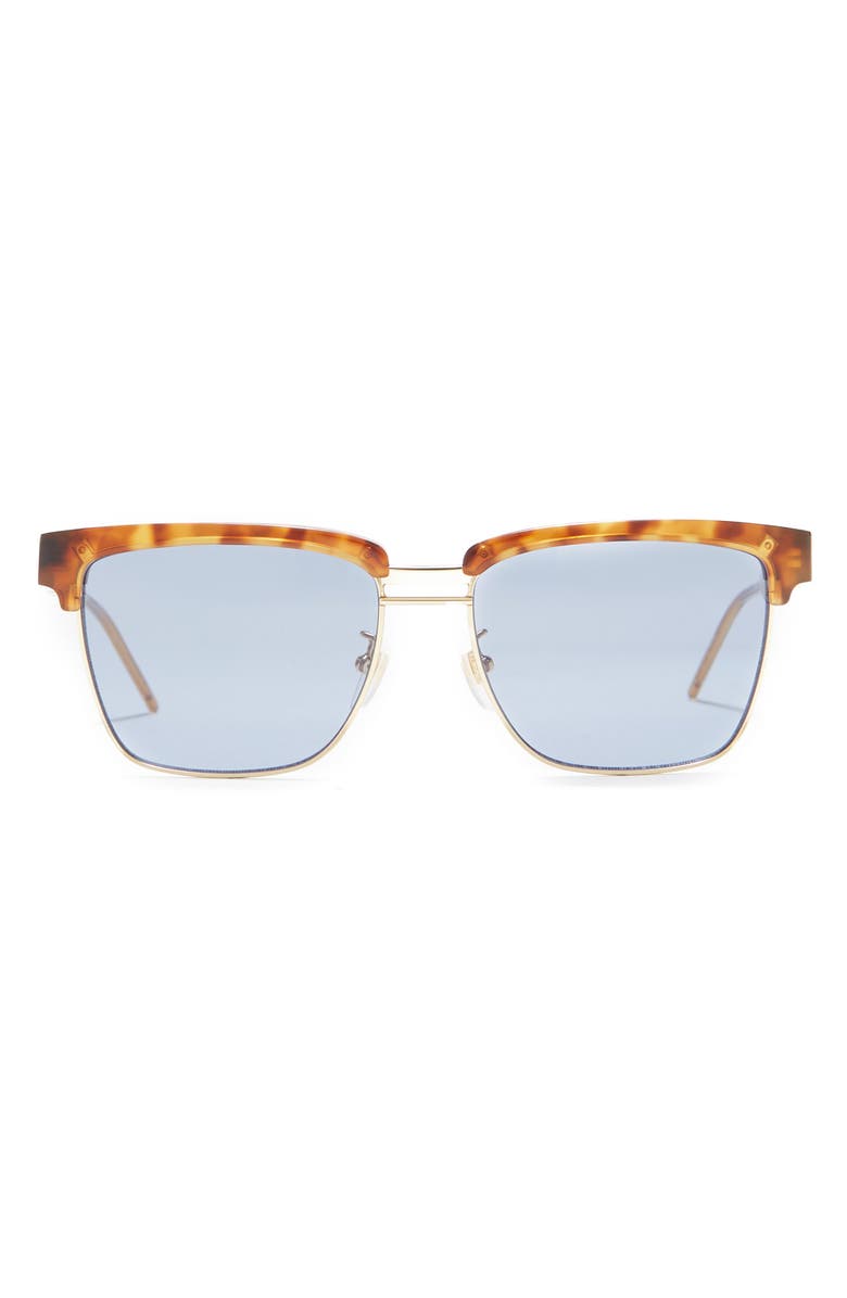 Gucci 56mm Square Sunglasses, Main, color,