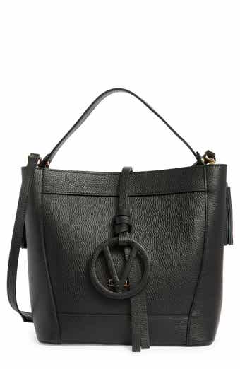 VALENTINO BY MARIO VALENTINO Callie Medallion VLOGO Leather Bucket Bag