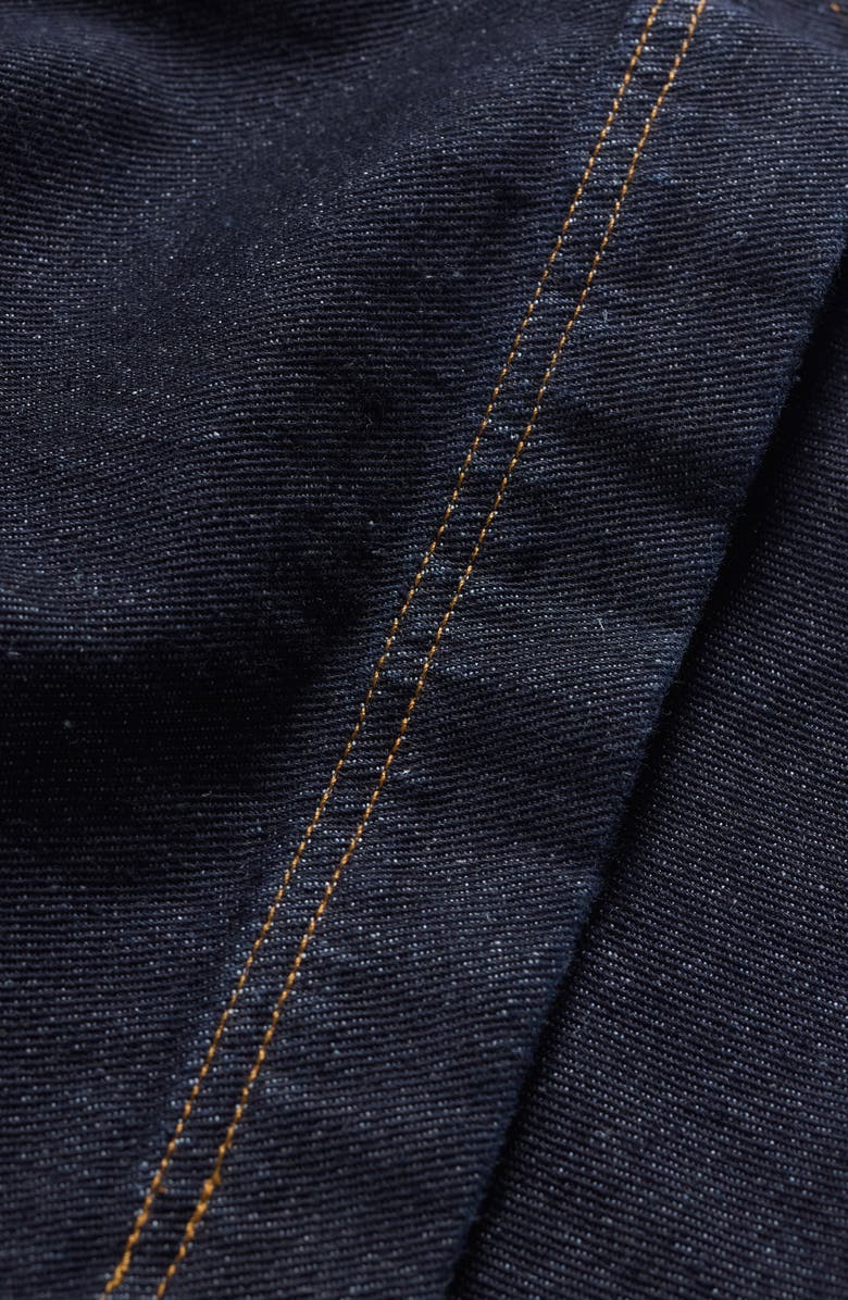 Seasalt Cornwall Sennen Cove High Waist Wide Leg Jeans, Alternate, color, Dark Wash Grain