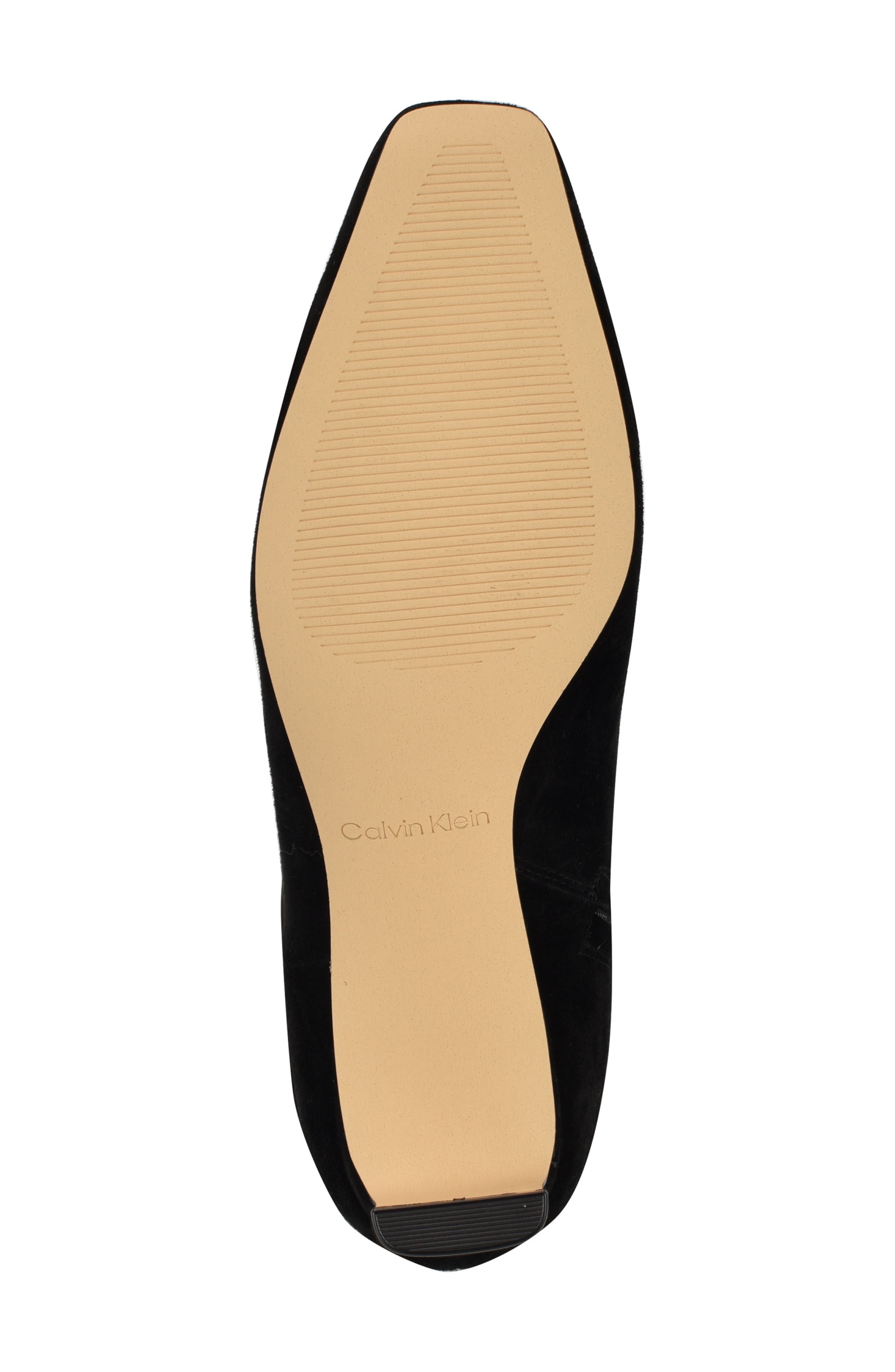 Calvin Klein Caterine Knee High Boot, Alternate, color, Black Suede