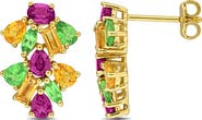 DELMAR Mixed Gemstone Drop Earrings