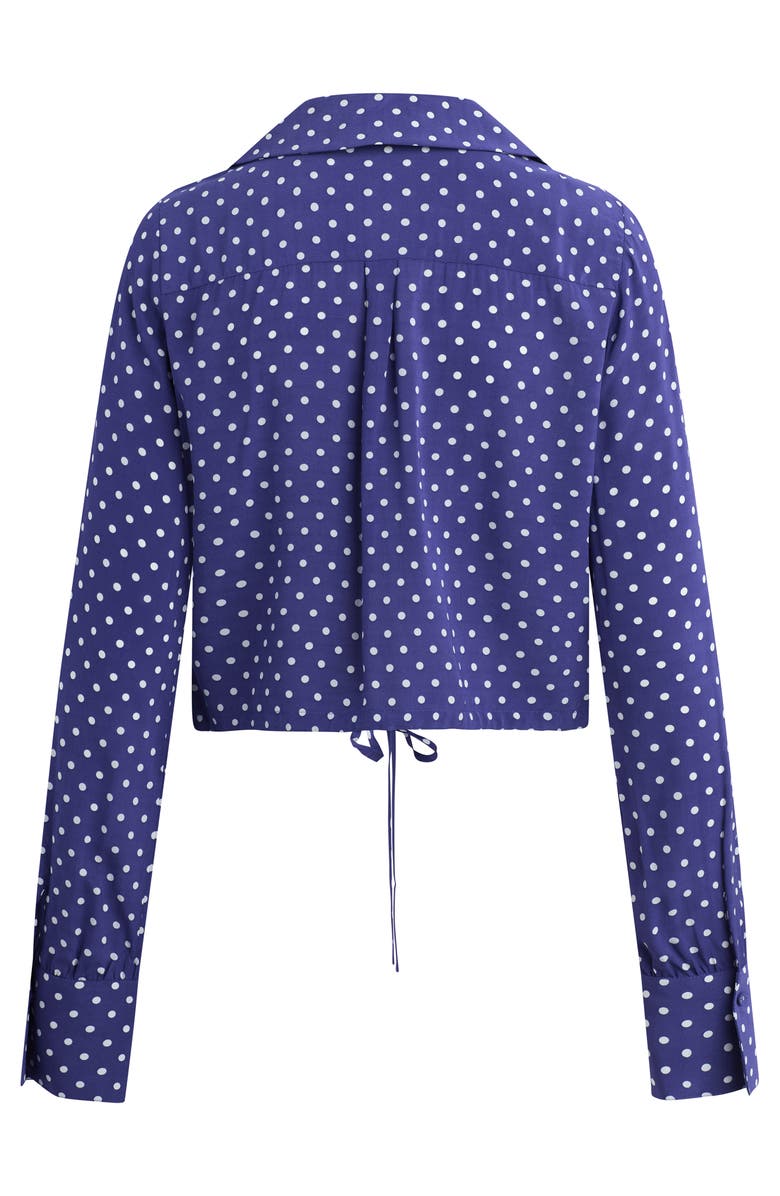 Favorite Daughter The Parker Polka Dot Long Sleeve Button-Up Shirt, Alternate, color, Venetian Ditsy Dot