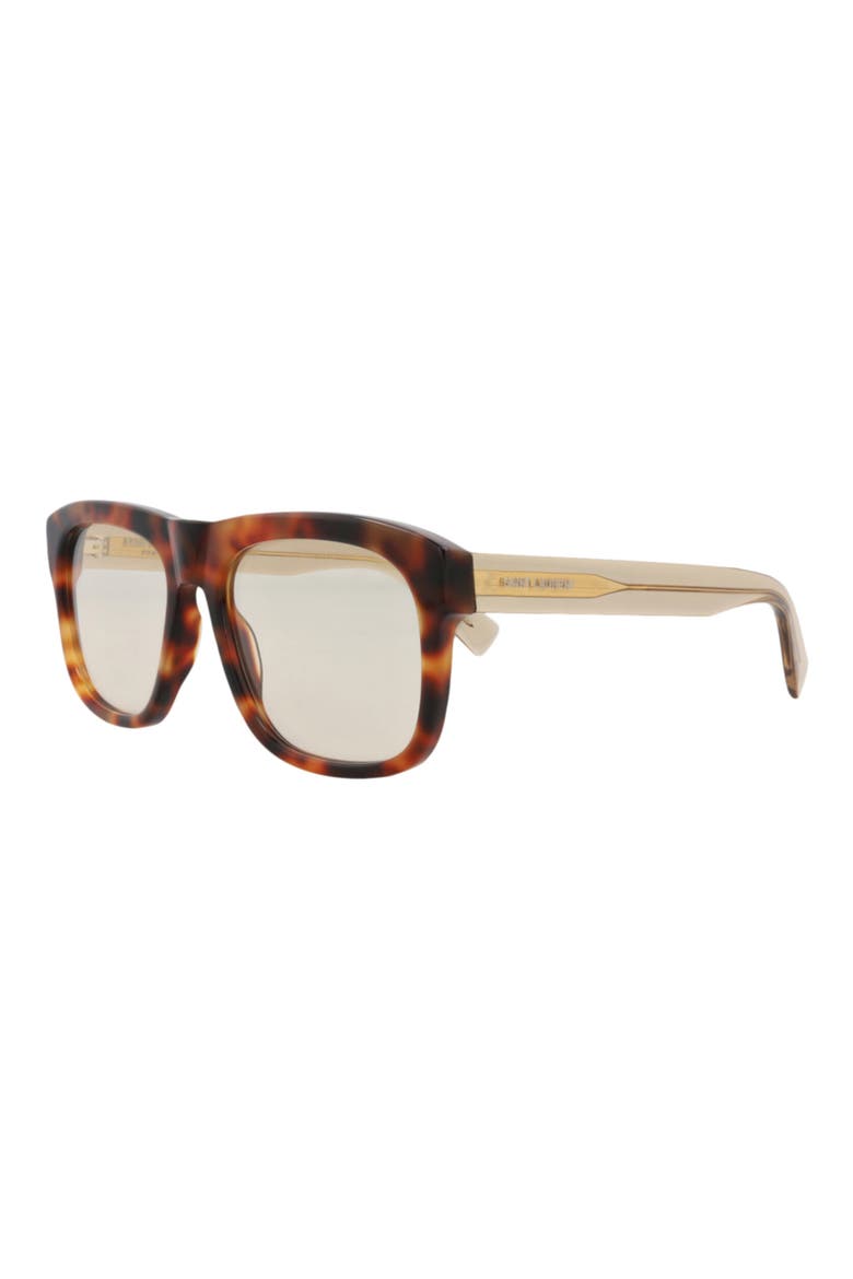57mm Square Sunglasses, Alternate, color, HAVANA BROWN YELLOW