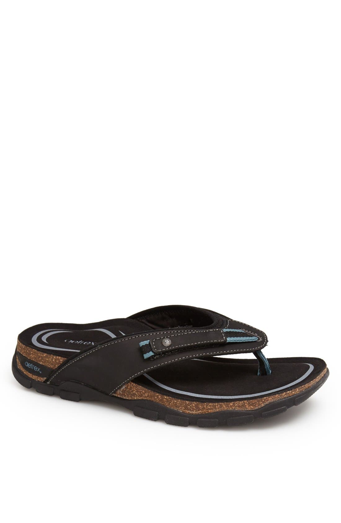 Aetrex 'Monterey' Sandal, Main, color, 