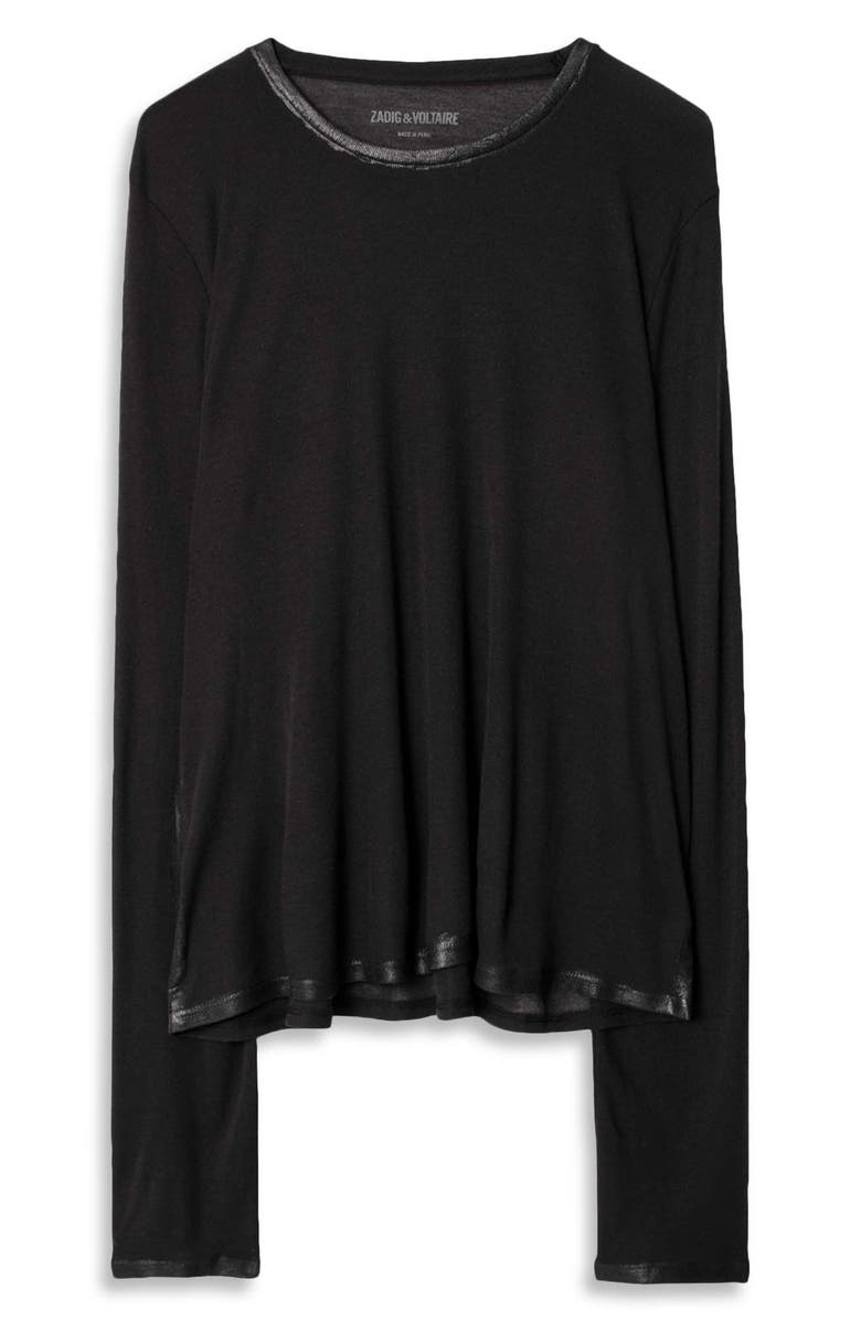 Zadig & Voltaire Willy Foil Tee, Alternate, color,