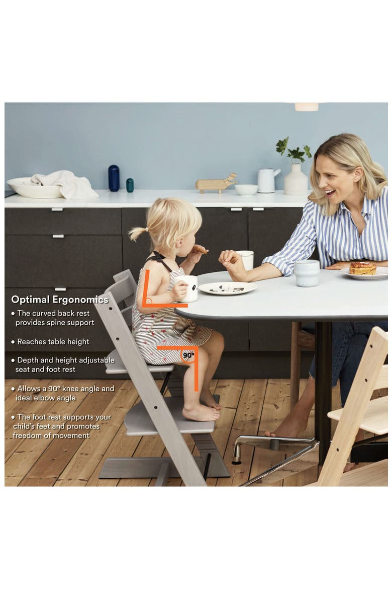Tripp Trapp High Chair, Alternate, color, WARM BROWN