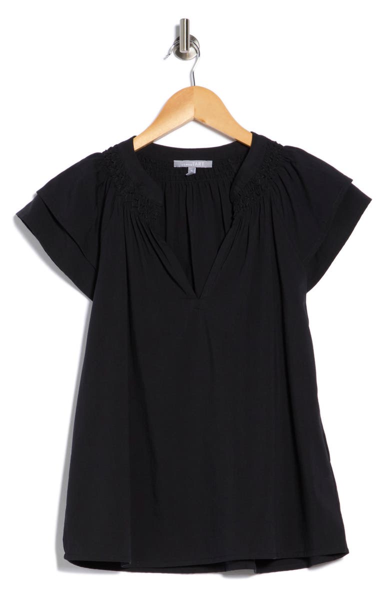 Tart Brynn Short Sleeve Top, Alternate, color, Black