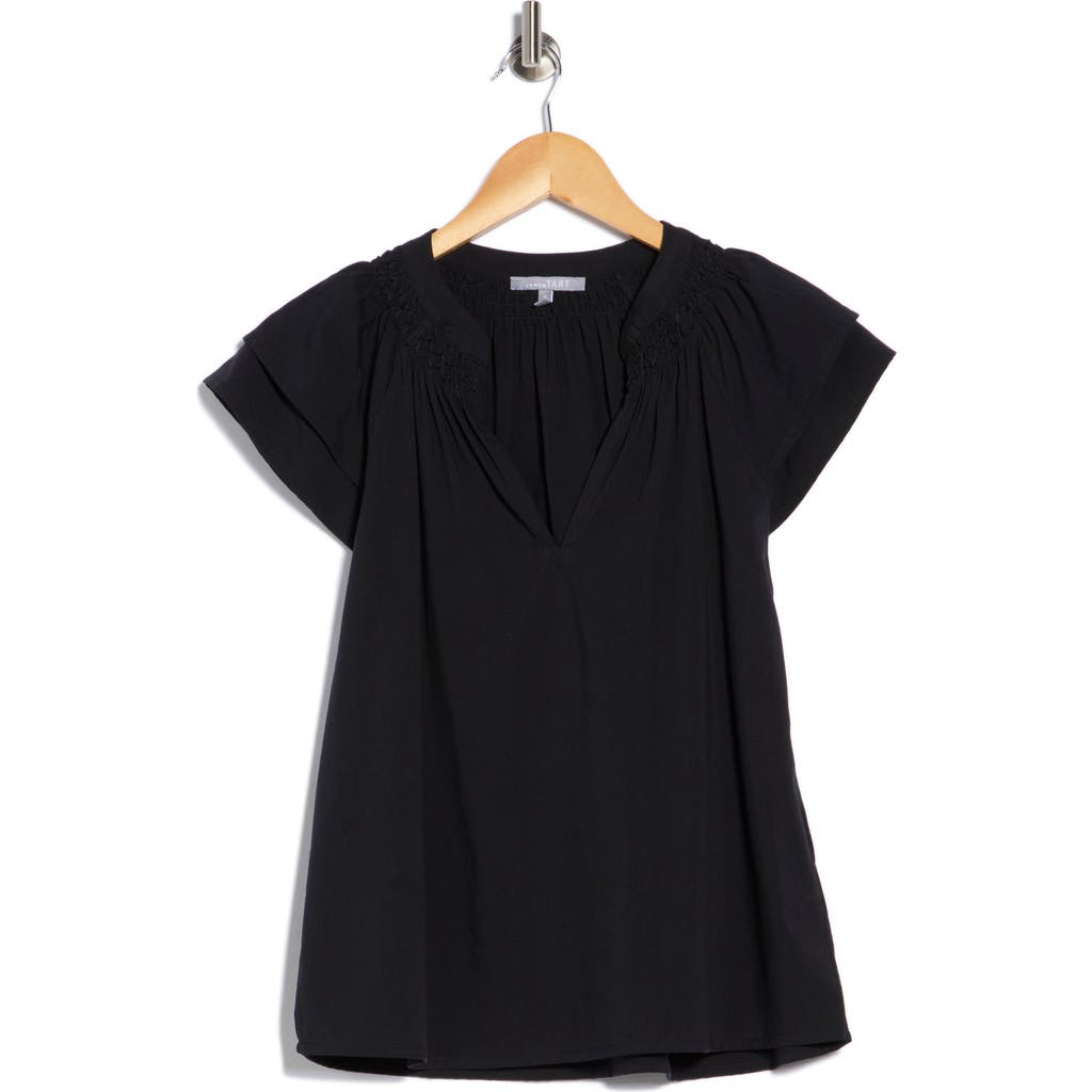 Tart Brynn Short Sleeve Top In Black