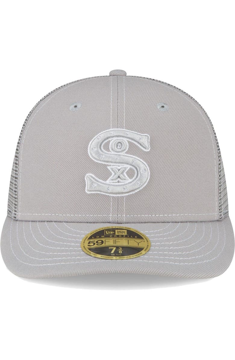 New Era Men's New Era Gray Chicago White Sox 2023 On-Field Batting Practice Low Profile 59FIFTY Fitted Hat, Alternate, color, Gray