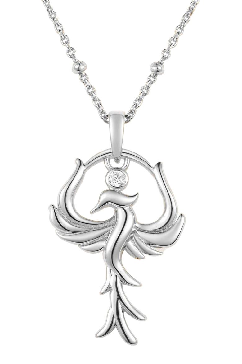 Phoenix - I Am Rising necklace, Main, color, Silver