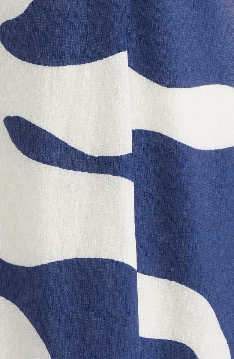 CIEBON Penny Open Back Midi Dress, Alternate, color, Navy