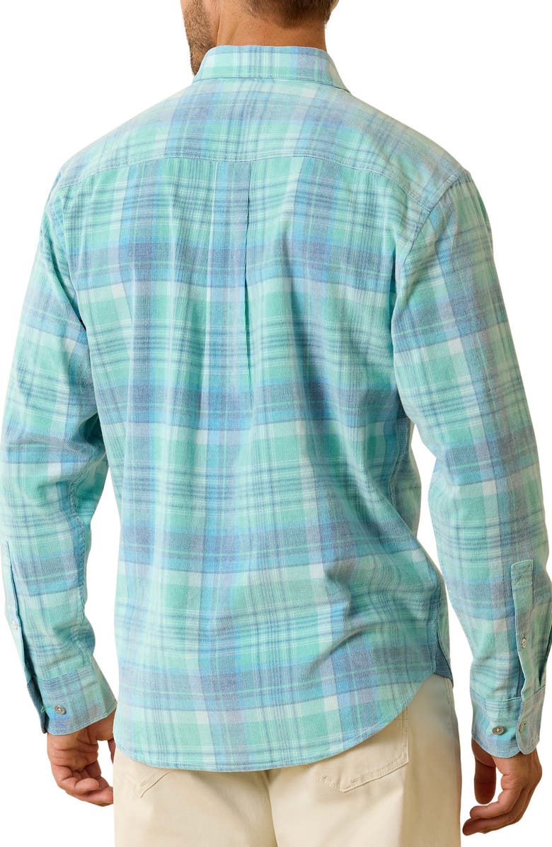 Tommy Bahama Coastline Tranquil Check Cotton Corduroy Button-Up Shirt, Alternate, color,