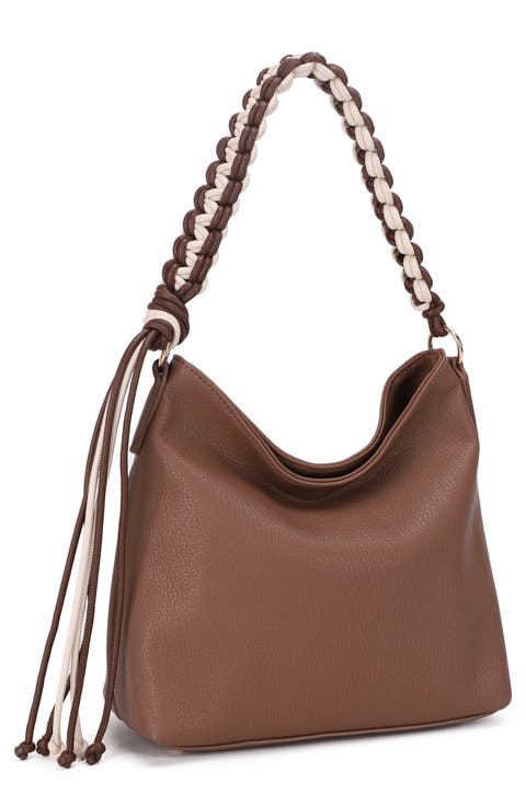 Isabella Faux Leather Hobo Bag