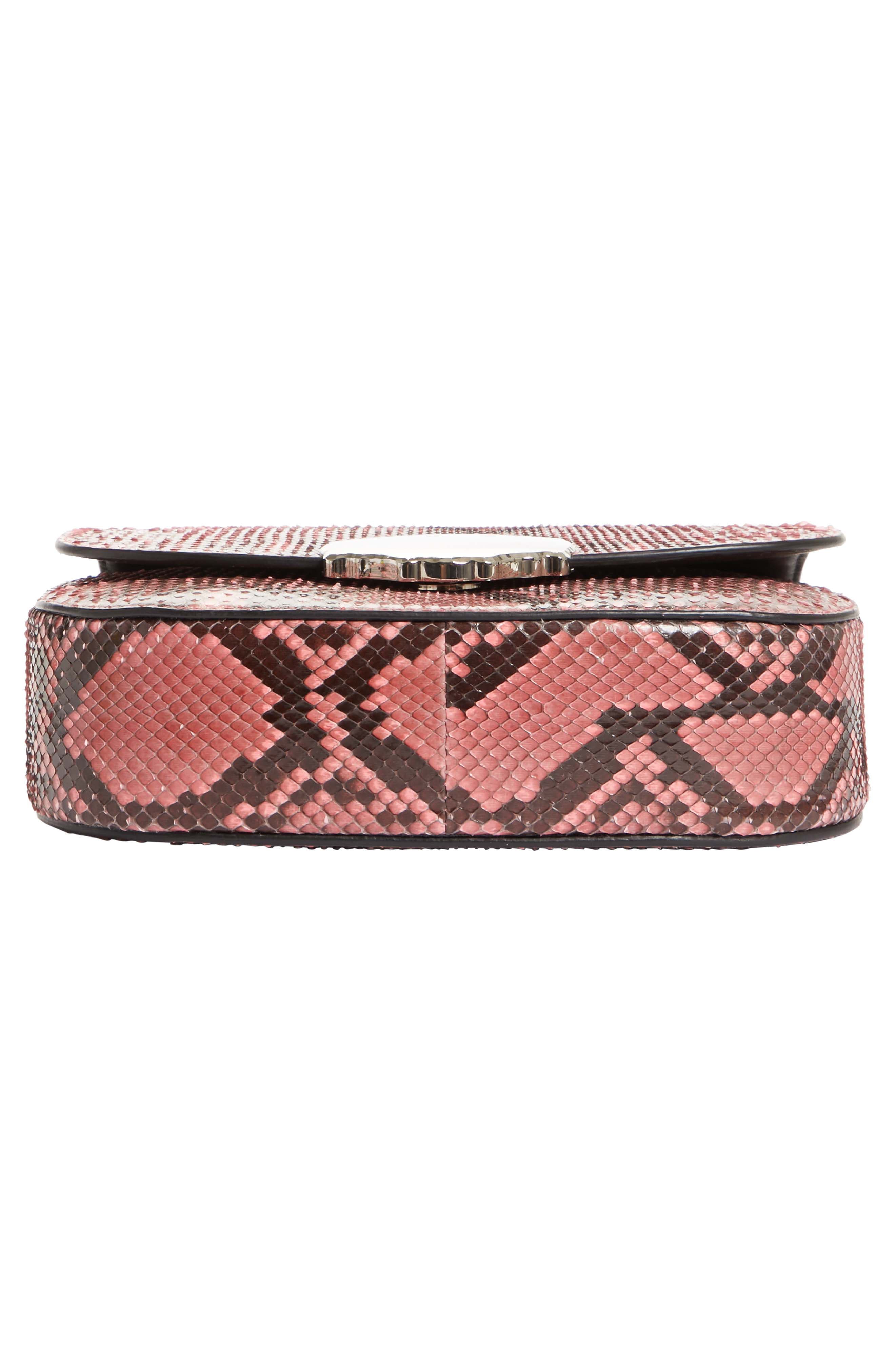 CALVIN KLEIN 205 W395NYC Genuine Python Shoulder Bag, Alternate, color, 