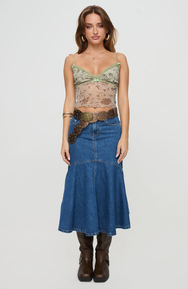 Princess Polly Shepherd Mesh Camisole, Alternate, color, 