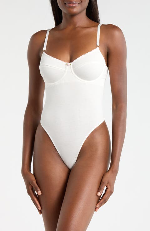 Rib Underwire Bodysuit