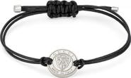 Gucci Crest Leather Cord Bracelet
