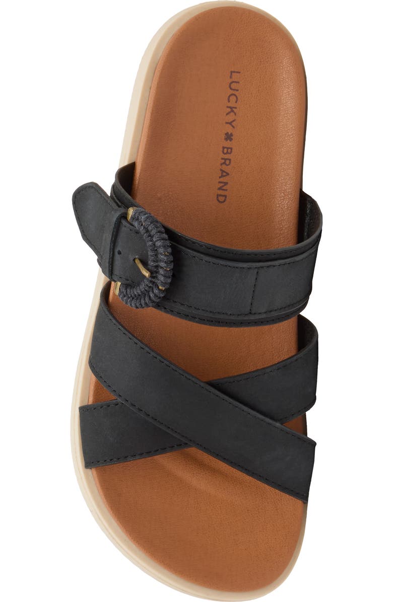 Lucky Brand Morissa Leather Slide Sandal, Alternate, color,