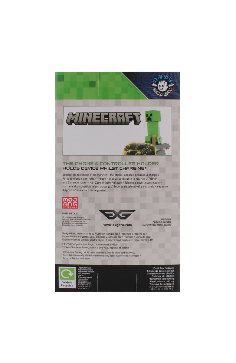 Exquisite Gaming Minecraft Creeper Cable Guys, Alternate, color, Multicolored