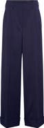 Maison Common Wide Leg Pants With Cuff