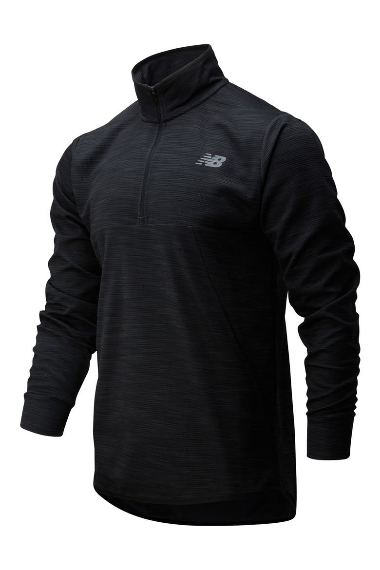 Tenacity Quarter Zip Performance Pullover, Alternate, color, BLACK HEATHER