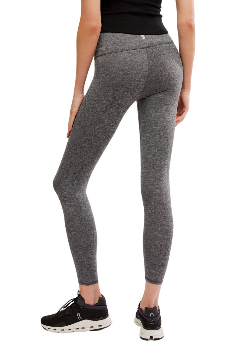 FP Movement Never Better Heathered Leggings, Alternate, color, BLACK HEATHER