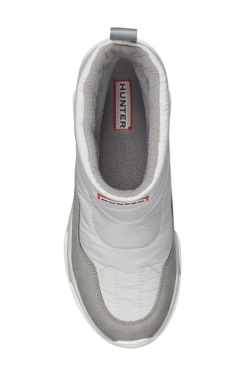 Hunter Debra Waterproof Snow Bootie In Gray