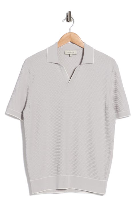 Tipped Johnny Collar Polo