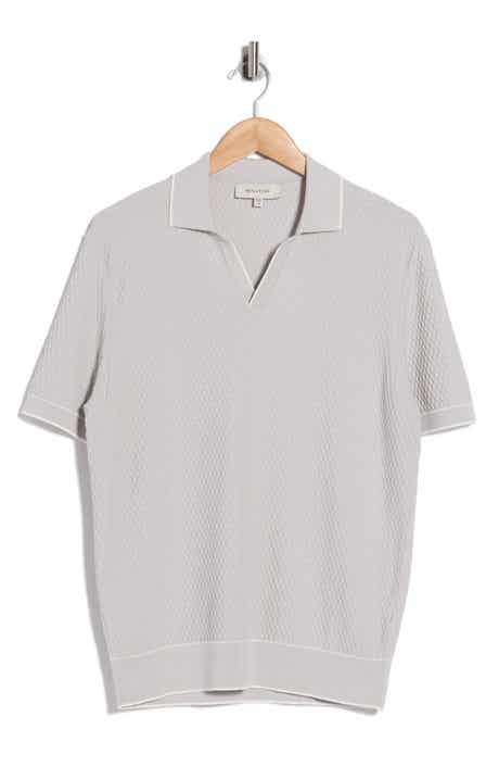 Bugatchi Tipped Johnny Collar Polo